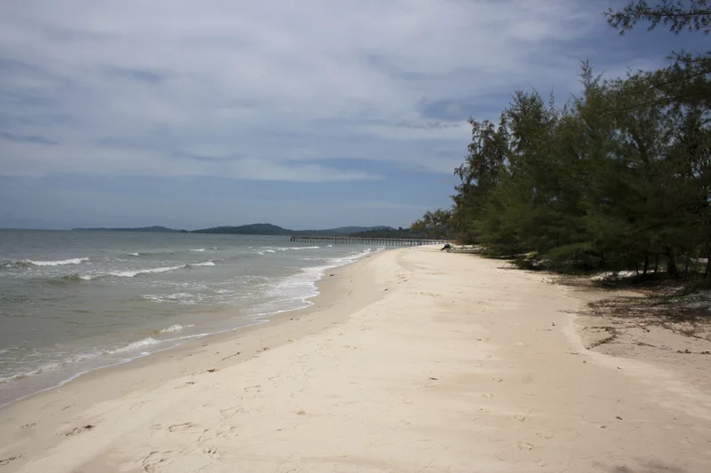 Ream Beach, Cambogia, situata nel Ream National Park