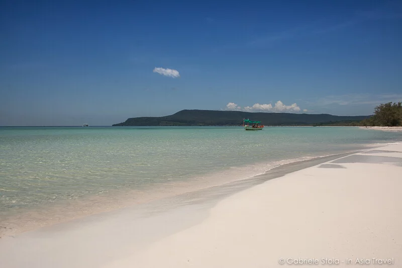 Lonely Beach, una delle migliori spiagge dell'isola di Koh Rong, (Cambogia, sud est asiatico).