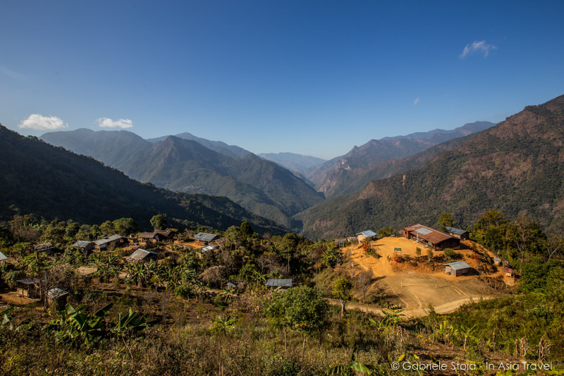 Tipico villaggio etnico a Nagaland