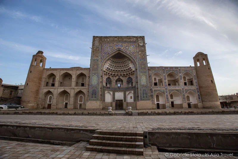 La Madrasa di Abdul Aziz Khan a Bukhara (Uzbekistan).