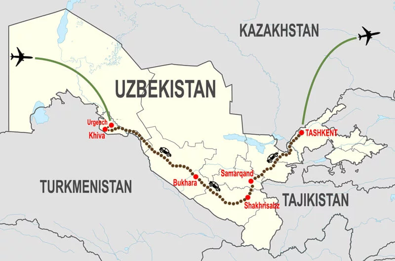 Itineraries-Tour-classico-Uzbekistan-da-Urgench © In Asia Travel