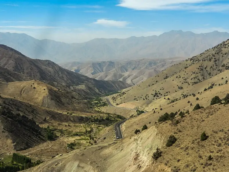 Passo Kamchik, valle di Fergana (Uzbekistan)