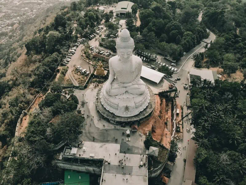 La grande statua del Big Buddha a Phuket