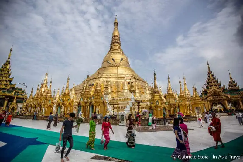 Shwedagon Pagoda, one of the most important religious sites in Myanmar